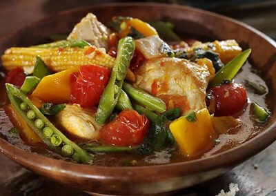 Leftover Moroccan Turkey & Harissa Stew