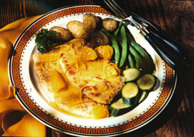 Orangey British Turkey Steaks