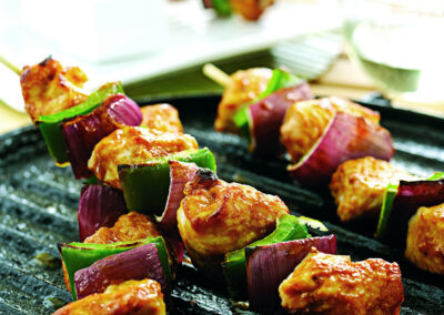 Sticky Turkey Kebabs