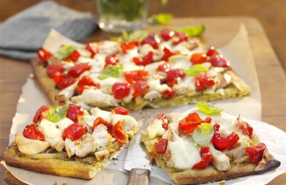 Pissaladiere with Turkey & Peppadew Peppers