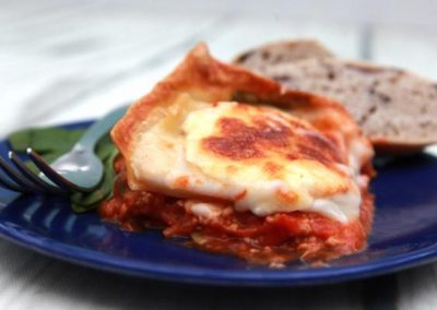 Really Easy Turkey & Spinach Lasagne